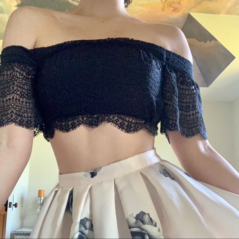 Floral A Line Skirt